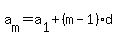 a%5Bm%5D=a%5B1%5D%2B%28m-1%29%2Ad