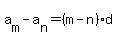 a%5Bm%5D-a%5Bn%5D=%28m-n%29%2Ad%29
