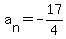 a%5Bn%5D=+-17%2F4
