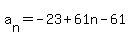 a%5Bn%5D=-23%2B61n-61