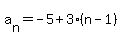 a%5Bn%5D=-5%2B3%28n-1%29