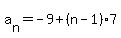 a%5Bn%5D=-9%2B%28n-1%297