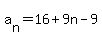 a%5Bn%5D=16%2B9n-9