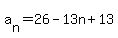a%5Bn%5D=26-13n%2B13