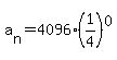 a%5Bn%5D=4096%281%2F4%29%5E0