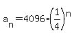 a%5Bn%5D=4096%281%2F4%29%5En