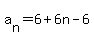 a%5Bn%5D=6%2B6n-6
