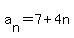 a%5Bn%5D=7%2B4n