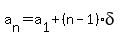 a%5Bn%5D=a%5B1%5D%2B%28n-1%29%2Adelta