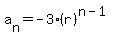 a%5Bn%5D+=+-3%2A%28r%29%5E%28n-1%29