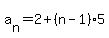 a%5Bn%5D+=+2+%2B+%28n-1%295