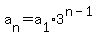 a%5Bn%5D+=+a%5B1%5D%2A3%5E%28n+-+1%29