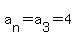 a%5Bn%5D+=+a%5B3%5D+=+4