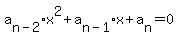 a%5Bn-2%5Dx%5E2+%2B+a%5Bn-1%5Dx+%2B+a%5Bn%5D+=+0