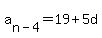 a%5Bn-4%5D=19%2B5d