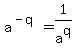 a%5E%28-q%29+=+1%2Fa%5Eq