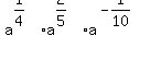 a%5E%281%2F4%29+%2A+a%5E%282%2F5%29+%2A+a%5E%28-1%2F10%29+