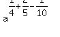a%5E%281%2F4%2B2%2F5-1%2F10%29