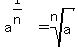 a%5E%281%2Fn%29+=+root%28+n%2C+a+%29+