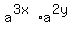 a%5E%283x%29%2Aa%5E%282y%29