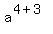 a%5E%284%2B3%29