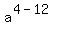 a%5E%284-12%29