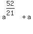 a%5E%2852%2F21%29%5E%22%22%2Ba