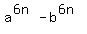 a%5E%286n%29+-+b%5E%286n%29
