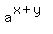 a%5E%28x%2By%29
