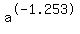 a%5E-1.253