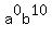 a%5E0b%5E10