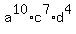 a%5E10+%2A+c%5E7+%2A+d%5E4
