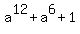 a%5E12+%2B+a%5E6+%2B+1