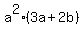 a%5E2%283a%2B2b%29