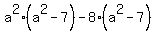 a%5E2%28a%5E2-7%29-8%28a%5E2-7%29