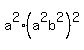 a%5E2%28a%5E2b%5E2%29%5E2