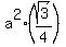 a%5E2%2A%28sqrt%283%29%2F4%29