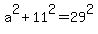 a%5E2%2B11%5E2=29%5E2