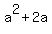 a%5E2%2B2a
