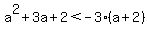 a%5E2%2B3a%2B2%3C-3%28a%2B2%29