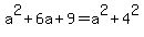 a%5E2%2B6a%2B9=a%5E2%2B4%5E2