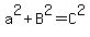 a%5E2%2BB%5E2=C%5E2