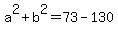 a%5E2%2Bb%5E2=73-130