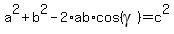 a%5E2%2Bb%5E2-2%2Aab%2Acos%28gamma%29=c%5E2