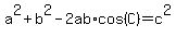 a%5E2%2Bb%5E2-2ab%2Acos%28C%29=c%5E2