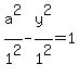 a%5E2%2F1%5E2-y%5E2%2F1%5E2=1