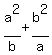 a%5E2%2Fb+%2B+b%5E2%2Fa
