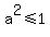 a%5E2%3C=1