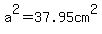 a%5E2=37.95cm%5E2