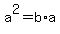 a%5E2=b%2Aa